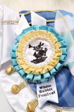 画像15: ツイステ ツイステッドワンダーランド 薔薇の王国のホワイトラビットフェス ラビット・ウェア デュース Deuce コスプレ衣装 (15)