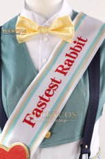 画像12: ツイステ ツイステッドワンダーランド 薔薇の王国のホワイトラビットフェス ラビット・ウェア デュース Deuce コスプレ衣装 (12)