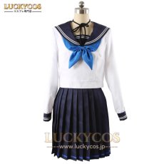 画像5: ブルーアーカイブ-Blue Archive- 桐生キキョウ セーラー服 羽織 コスプレ衣装 (5)