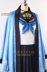 画像7: ブルーアーカイブ-Blue Archive- 桐生キキョウ セーラー服 羽織 コスプレ衣装 (7)