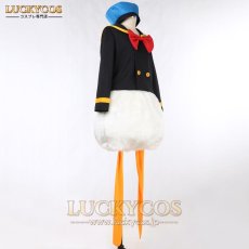 画像2: ドナルドダック Donald Duck  ブラック ブル一 海軍服 コスプレ衣装 (2)