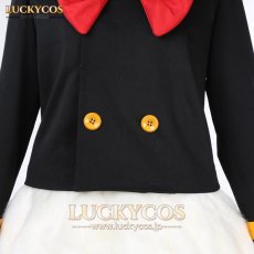 画像6: ドナルドダック Donald Duck  ブラック ブル一 海軍服 コスプレ衣装 (6)