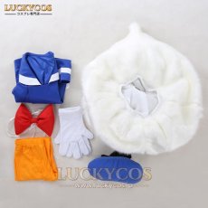 画像23: ドナルドダック Donald Duck  ブラック ブル一 海軍服 コスプレ衣装 (23)