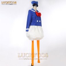 画像13: ドナルドダック Donald Duck  ブラック ブル一 海軍服 コスプレ衣装 (13)