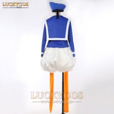 画像15: ドナルドダック Donald Duck  ブラック ブル一 海軍服 コスプレ衣装 (15)