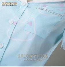 画像6: ブルーアーカイブ 早瀬 ユウカ パジャマ  コスプレ衣装 (6)