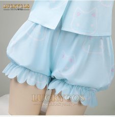 画像8: ブルーアーカイブ 早瀬 ユウカ パジャマ  コスプレ衣装 (8)