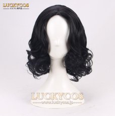 画像1: Harry Potter ハリーポッター セブルス スネイプ Snape 風 コスプレウィッグ かつら wig 耐熱ウィッグ 専用ネット付 (1)