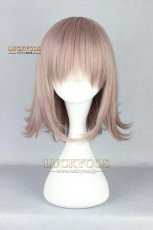 画像1: スーパーダンガンロンパ 2：さよなら绝望学园 ななみ ちあき 七海千秋 コスプレウィッグ 専用ネット付 (1)