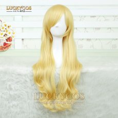 画像1: 眠れる森の美女 オーロラ姫 眠り姫 プリンセス コスプレウィッグ かつら 専用ネット付 (1)