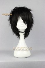 画像1: テニスの王子様 きりはらあかや 切原赤也 コスプレウィッグ かつら 専用ネット付 (1)