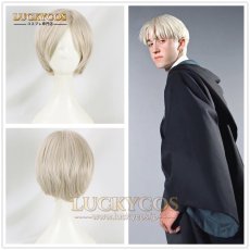 画像7: Harry Potter ハリーポッター セブルス スネイプ Snape 風 コスプレウィッグ かつら wig 耐熱ウィッグ 専用ネット付 (7)