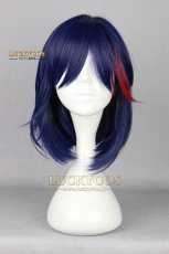 画像1: KILL la KILL（キルラキル）まとい りゅうこ 纏流子 コスプレウィッグ かつら 専用ネット付 (1)
