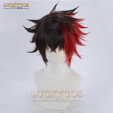 画像1: 刀剣乱舞-ONLINE- 肥前忠広 コスプレウィッグ かつら 専用ネット付 (1)