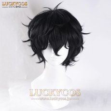画像1: ペルソナ5 PERSONA5 主人公 怪盗 JOKER コスプレウィッグ かつら 専用ネット付 (1)