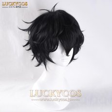 画像2: ペルソナ5 PERSONA5 主人公 怪盗 JOKER コスプレウィッグ かつら 専用ネット付 (2)