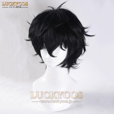 画像3: ペルソナ5 PERSONA5 主人公 怪盗 JOKER コスプレウィッグ かつら 専用ネット付 (3)