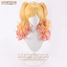 画像1: アイカツスターズ！ 虹野 ゆめ にじの ゆめ コスプレウィッグ かつら 専用ネット付 (1)