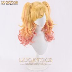 画像4: アイカツスターズ！ 虹野 ゆめ にじの ゆめ コスプレウィッグ かつら 専用ネット付 (4)